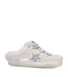 Golden Goose Shearling Superstar Slip-on Sneakers In White