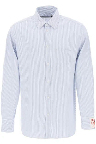 GOLDEN GOOSE STRIPED COTTON SHIRT