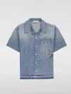 Golden Goose Shirt  Kids Color Blue In Blue
