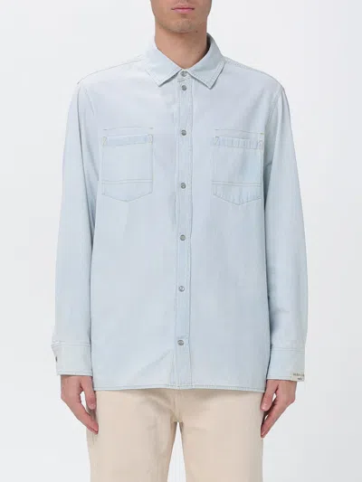 Golden Goose Shirt  Men Color Stone Washed In Blue