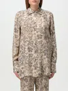 Golden Goose All-over Floral Print Shirt In Silk In Multicolor