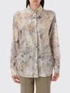 Golden Goose Floral Sequin Print Shirt In Multi