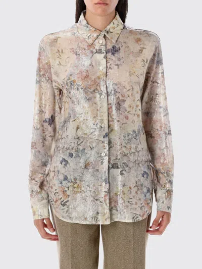 GOLDEN GOOSE SHIRT GOLDEN GOOSE WOMAN COLOR MULTICOLOR,H25817005