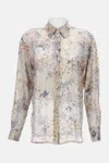 Golden Goose Floral Sequin Embellished Shirt
