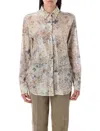 Golden Goose Floral Sequin Embellished Shirt In Multi