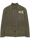 Golden Goose Camicia Con Applicazione In グリーン