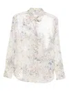 Golden Goose Floral Sequin Embellished Shirt In Multi