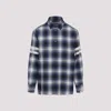 Golden Goose Multicolor Shirt With Check Motif And Stripes On The Sleeves