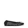 Golden Goose Amy Ballet Flats In Black Nappa Leather With Silver Colored Studs