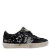 Golden Goose Sequin-embellished Round-toe Sneakers In Black
