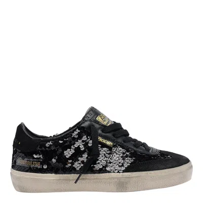 Golden Goose Lace-up Low-top Casual Shoes In Black