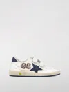 Golden Goose Ball Star Strap Sneakers In White