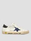 Golden Goose Superstar Lace-up Sneakers In White