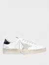 Golden Goose White Sneakers With Star Detail In Leather Man