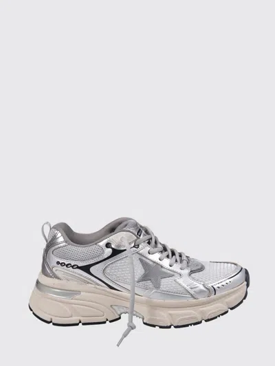 Golden Goose Lightstar Mesh Laminated Leather Chunky Sneakers In Multi