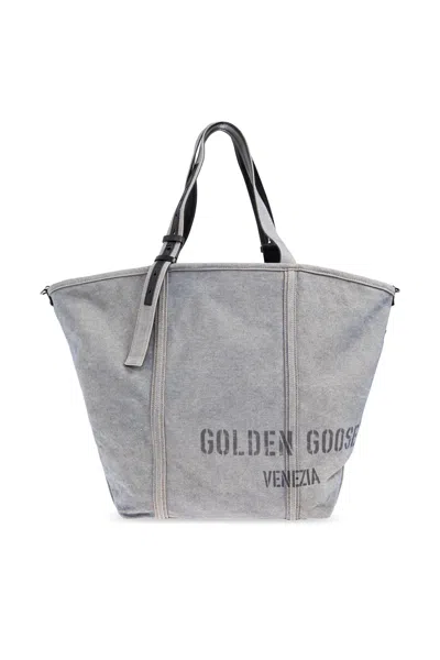 Golden Goose Shopper-type Bag In Gray