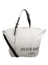 Golden Goose Spacious Beige Handbag With Dual Handles And Adjustable Strap