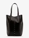 Golden Goose Deluxe Brand Women Shopping 24.7 Vintage Leather Shoulder Bag In Black