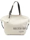 Golden Goose 24.7 Canvas Tote Bag With Tie Dye Print In White