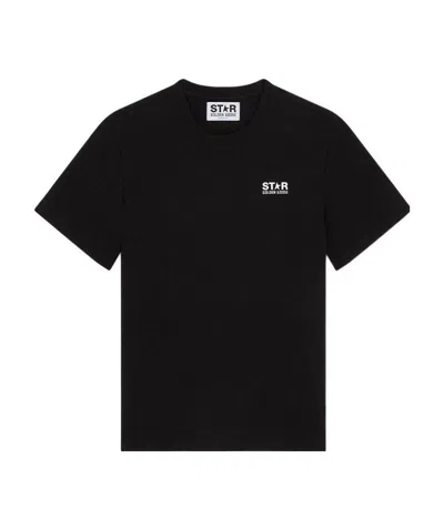 GOLDEN GOOSE GOLDEN GOOSE DELUXE BRAND LOGO PRINTED CREWNECK T-SHIRT