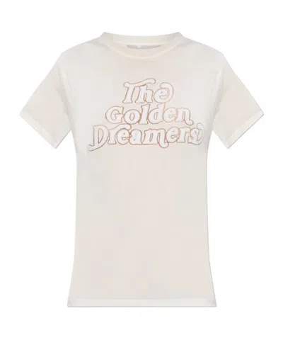 GOLDEN GOOSE STAR-EMBELLISHED PRINTED T-SHIRT