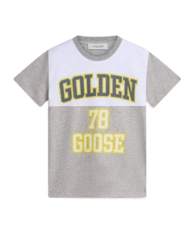 Golden Goose Short-sleeved T-shirt In Gray
