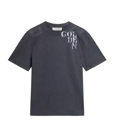 Golden Goose Graphic-print Cotton T-shirt In Green