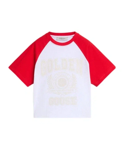 Golden Goose Babies' Short-sleeved T-shirt In Purple