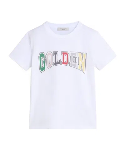 Golden Goose Short-sleeved T-shirt In White