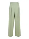 Golden Goose Naomi Green Virgin Wool Pants