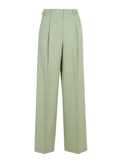Golden Goose Naomi Green Virgin Wool Pants
