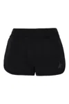 Golden Goose Black Cotton Shorts In Black