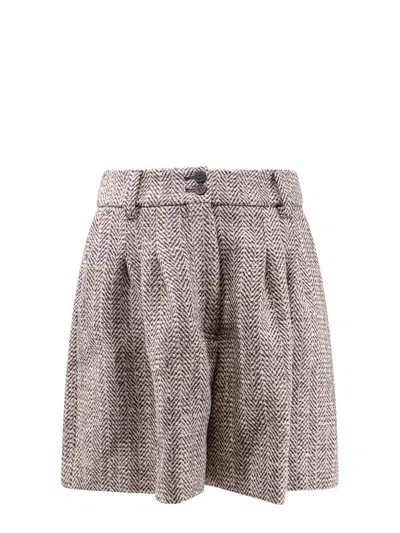 Golden Goose Shorts In Beige