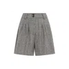 Golden Goose Shorts Herringbone In Beige