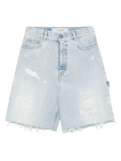 GOLDEN GOOSE SHORTS CLOUD BLUE
