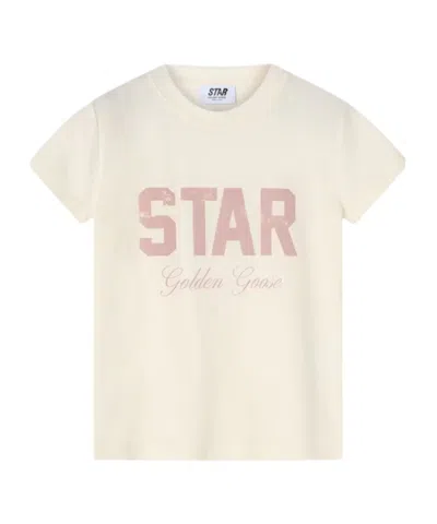 Golden Goose Short-sleeved T-shirt In Brown