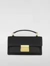 Golden Goose Venice Small Bag In Black Palmellate Leather And Gold Details In Black