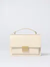 Golden Goose Venezia Flap Leather Crossbody Bag In White