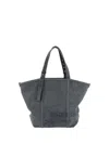 Golden Goose Antracite 247 Ew Canvas Shopping Bag