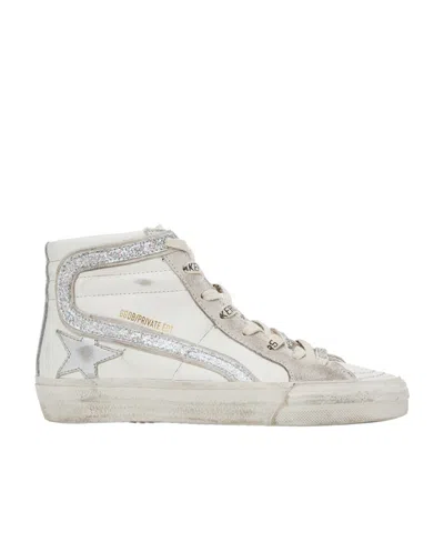 GOLDEN GOOSE SIDE LOGO HIGH-TOP CASUAL SHOES