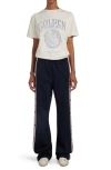 GOLDEN GOOSE SIDE STRIPE SNAP TRACK trousers