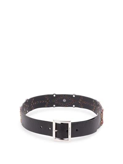 Golden Goose `sierra` Belt In Black