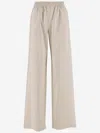 Golden Goose Beige Elasticized Waistband Pant In Beige