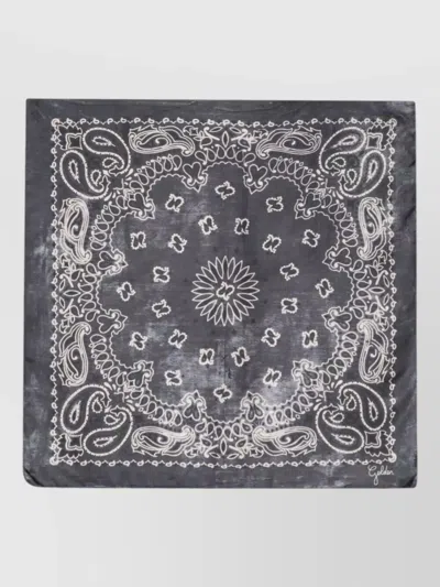 Golden Goose Silk Square Foulard Paisley Pattern