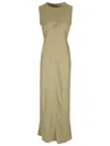 Golden Goose Silk Twill Dress Dresses Green