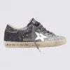 Golden Goose Sparkling Low Top Sneakers With Star Emblem In Metallic