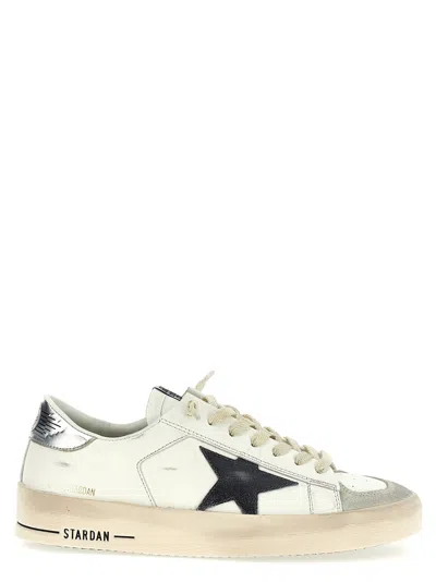 GOLDEN GOOSE SILVER LOW TOP SNEAKERS