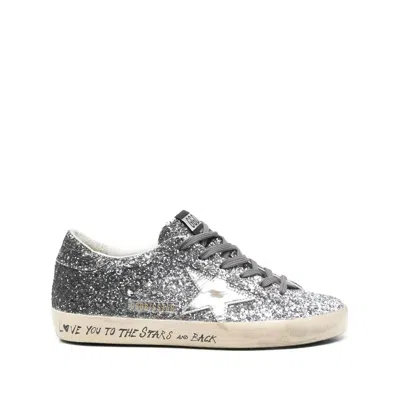 GOLDEN GOOSE GOLDEN GOOSE SILVER TRAINERS WOMEN
