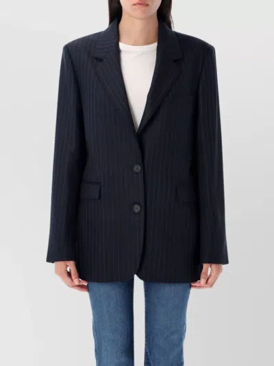 GOLDEN GOOSE SINGLE BREAST PIN STRIPE BLAZER