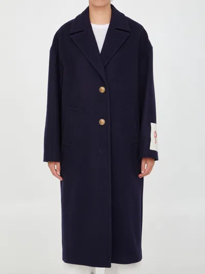 Golden Goose Single-breasted Coat In Blue | ModeSens